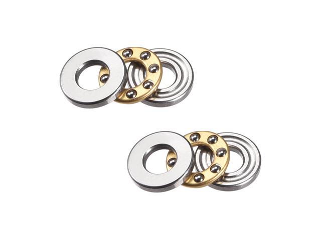 F5-10M Miniature Thrust Ball Bearing 5x10x4mm Chrome Steel with Washer 10Pcs 