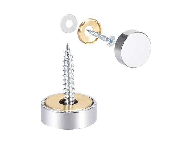 Mirror Screws Decorative Caps Cover Nails Polished Stainless Steel