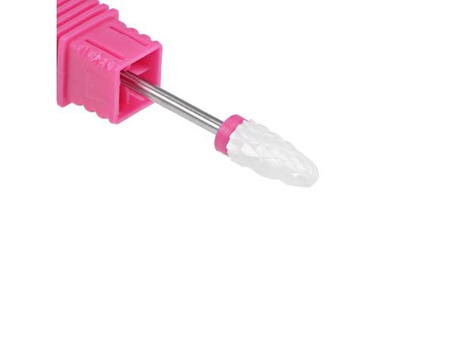 Ceramic Nail Drill Bits 3/32 inch (3X Coarse - XXXC) Cuticle Gel Remove for Manicure Pedicure