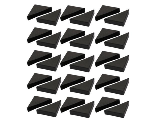 30pcs 55mmx55mm Plastic Table Desk Corner Guard Protector Fit for 12mm Thickness 
