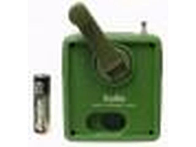 Kaito SB-1059 Mini Hand Crank AM//FM Weather Radio Green