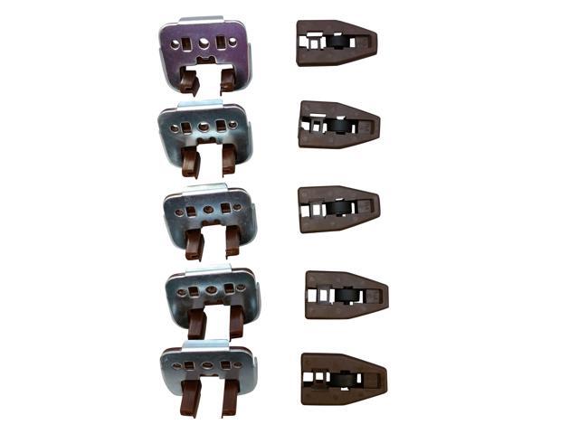 Lot Of 5 Sets Of Kenlin Rite Track I Drawer Guide With Metal Backing