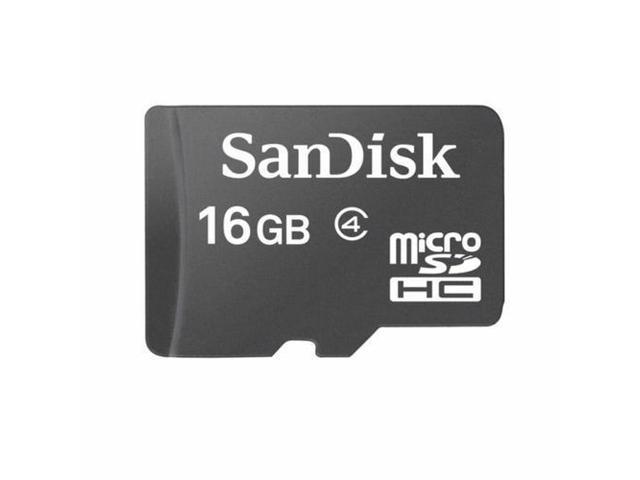 SanDisk Class 4 C4 Ultra microSDHC micro SD HC SDHC TF Memory Card 16G 16GB W/ ADAPTER with Mini M2 USB2.0 card reader - Pack of 2