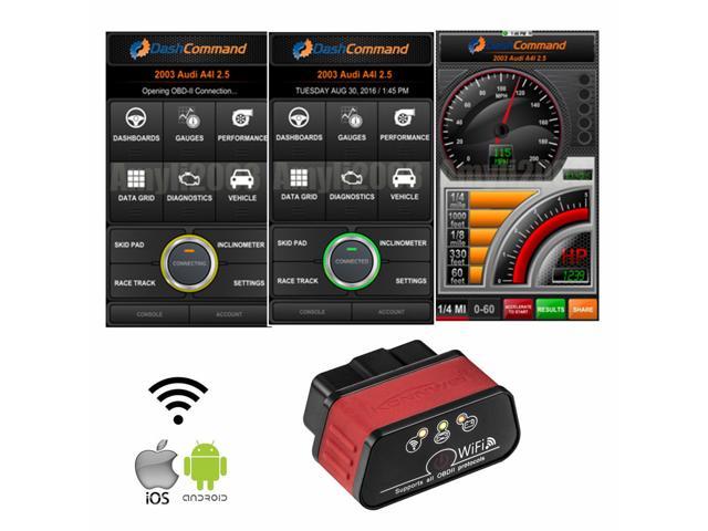 KW903 ELM327 WIFI OBD2 ODB2 II Detector General Motors Auto Fault Diagnostic Scanner  Tool Supports IOS/Android