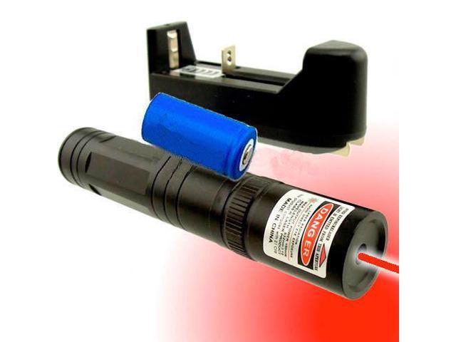 10 Mile Red Laser Pointer 650nm Lazer Pen Lamp Visible Beam Focus+16340 Battery 