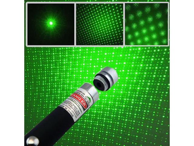 990Miles 532nm Green Laser Pointer Pen Visible Beam Light Lazer Pen w/ Star Cap 