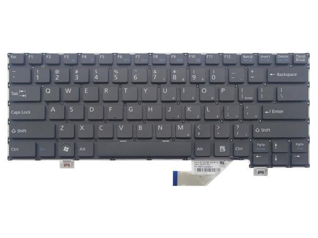Original New for Fujitsu Lifebook SH572 SH771 SH772 US Keyboard with Blue Keycap