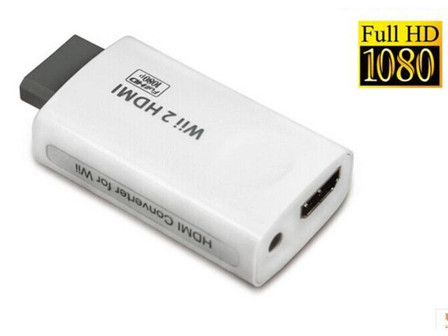 Full Hd 1080p For Wii To Hdmi Hd Tv Wii2hdmi Converter Adapter 3 5mm Audio Nintendo Wii Accessories Newegg Ca