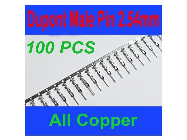 WWH-100PCS Dupont Jumper Wire Cable Male Pin Connector 2.54mm