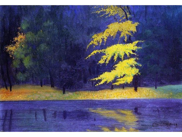 Felix Vallotton The Lake in the Bois de Boulogne - 16" x 24 ...