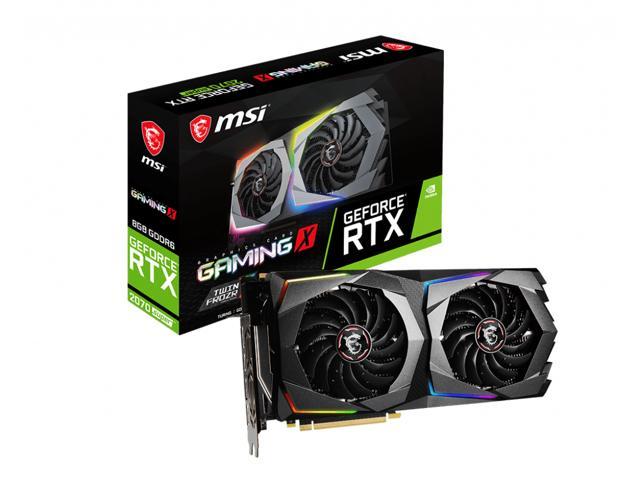 MSI GeForce RTX 2070 Super Gaming X RGB Dual Fan Graphics Card - 8