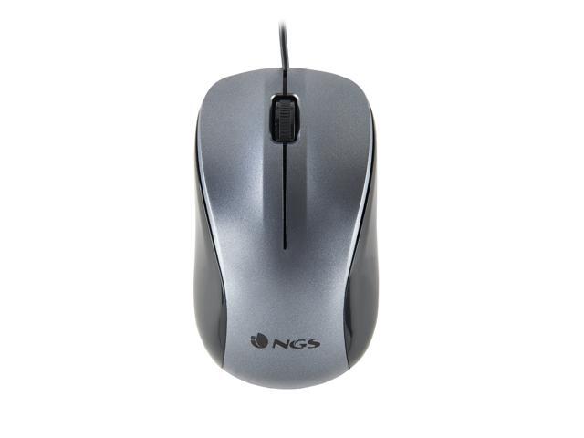 NGS Wired Optical Mouse 1200 DPI - Crew Grey