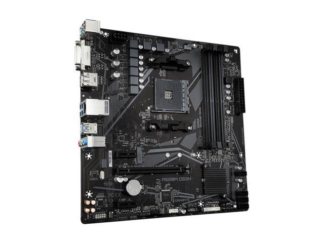 GIGABYTE A520M DS3H AM4 Micro ATX AMD Motherboard Newegg