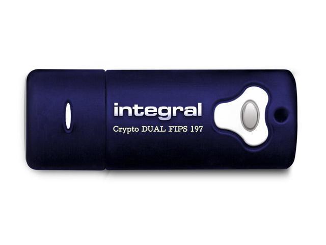 64GB Integral Crypto Drive FIPS 197 Encrypted USB3.0 Flash Drive AES 256-bit 