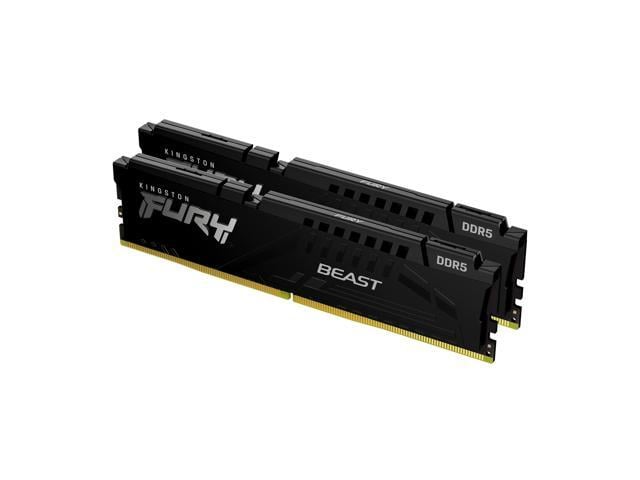 Kingston FURY Beast 32GB (2 x 16GB) 288-Pin PC RAM DDR5 6000 (PC5 48000) Memory (Desktop Memory) Model KF560C40BBK2-32
