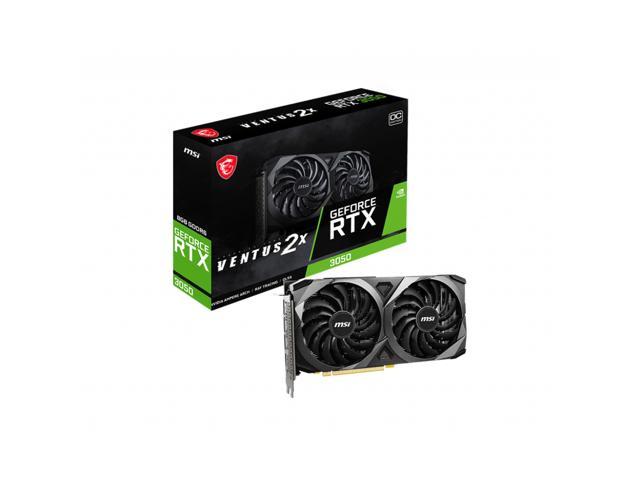 MSI GeForce RTX 3050 8GB GDDR6 PCI Express 4.0 x8 ATX Video Card