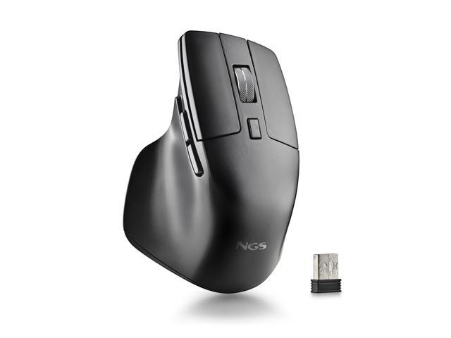 NGS HIT-RB Wireless & Rechargeable Multimode Mouse, Black