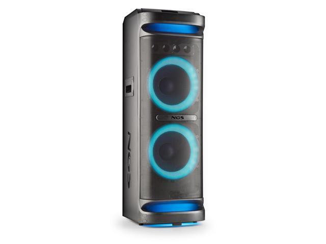 NGS Wild Space 3, 4000W Wireless BT Speaker with Double 10" Woofer USB/BT(TWS)/AUX In