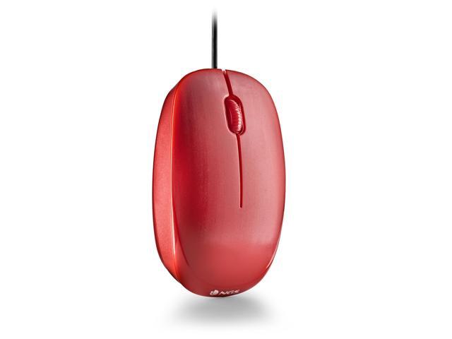 NGS Flamered, USB Wired Optical Mouse, Red