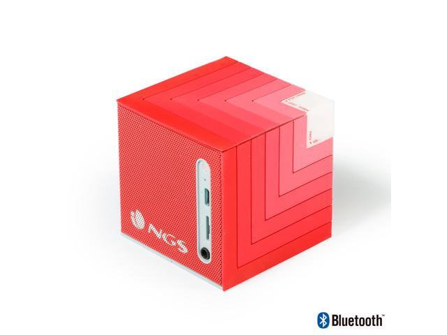 NGS Roller Cube LED 5W Bluetooth Speaker - Red