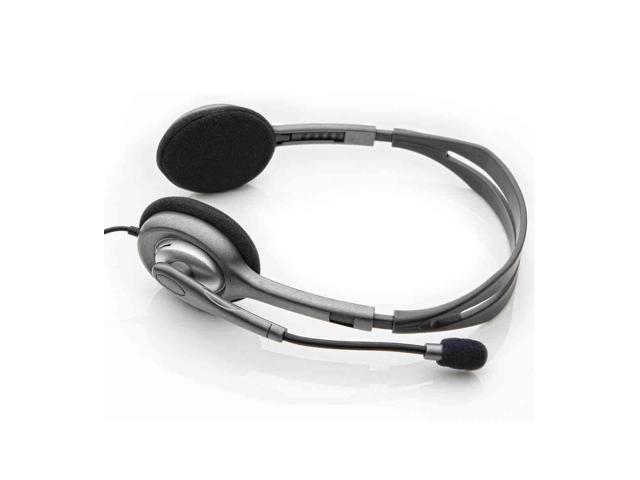 Logitech H111 Binaural Stereo Headset - Grey