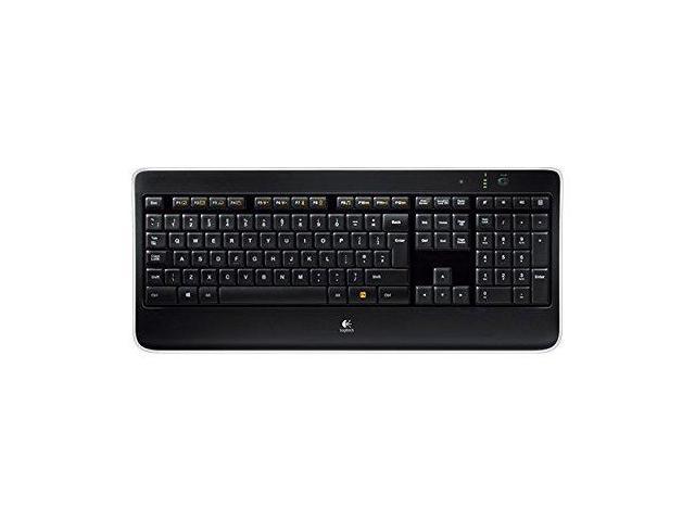 Logitech ILLUMINATED K800 920-002377 Black RF Wireless Keyboard ...