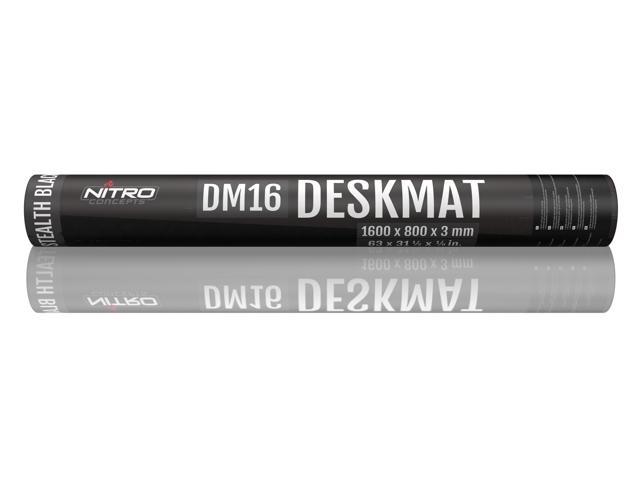 Nitro Concepts Deskmat DM16 Noir/Rouge - 160x80cm - Tapis de souris