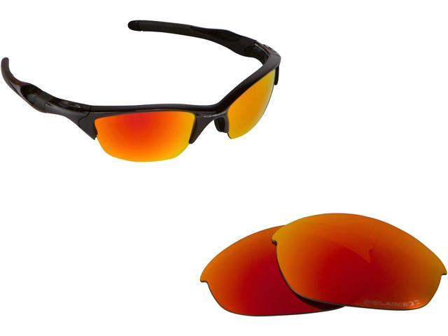 Half Jacket  Asian Fit Replacement Lenses Polarized Red by SEEK fits  OAKLEY 