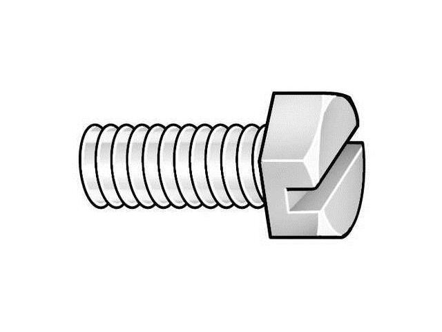 Hex Head Cap Screws Coarse 10 pk. 5//16-18 x 2-1//2 Nylon UNC