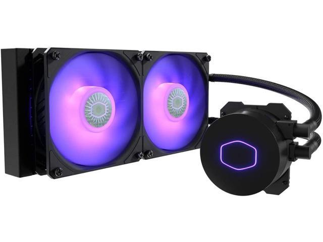 Coolermaster Masterliquid Ml240l Rgb V2 Close Loop Aio Cpu Liquid Cooler 3rd Gen Dual Chamber Pump 240 Radiator Dual Sickleflow 1mm For Amd Ryzen Intel 1151 Newegg Com