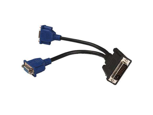 VGA Male to 2 VGA Female Monitors Splitter Cable for VGA Video 