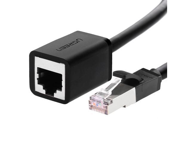 hudiemm0B Network Extension Cable 30cm RJ45 Male to Female Network Adapter Ethernet Extension Cable for PC Laptop