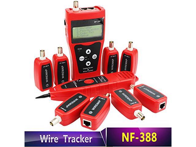 Network Ethernet LAN Phone Tester wire Tracker USB Coaxial Cable NF388B