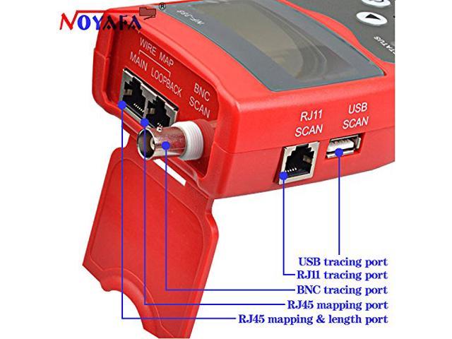 Noyafa NF-388 Multipurpose  Audio Cable Tester with 8 Far-end Passive Test Jacks 