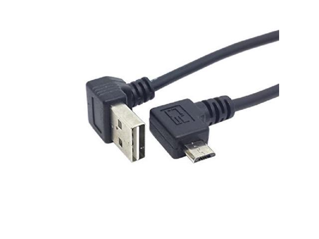 25cm USB A Male to Micro 5pin+Mini B Male Plug Splitter Y Power Data Cable Cord