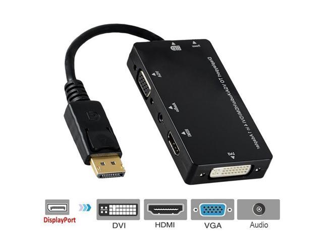Functional DisplayPort DP Male to VGA HDMI Female Adapter Cable Converter