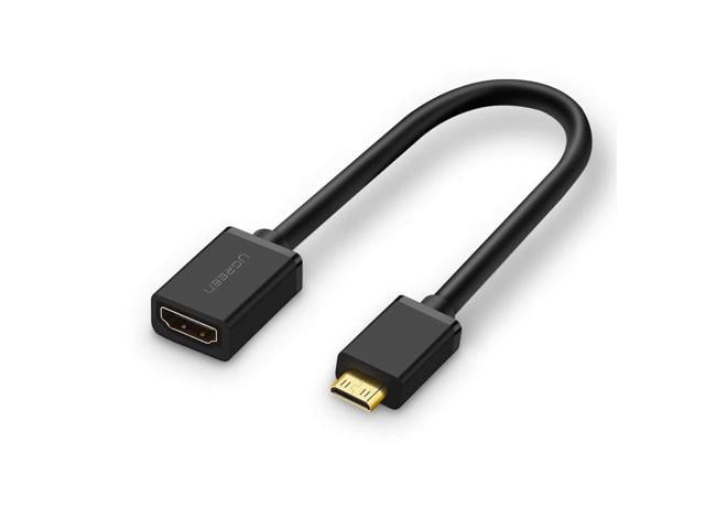 Ideelt en gang Ikke moderigtigt UGREEN Bi-Directional Mini HDMI to HDMI Cable Mini HDMI Male to HDMI Female  Adapter Cable for Raspberry Pi, Camera, Camcorder, DSLR, Tablet, Video Card  20137 - Newegg.com