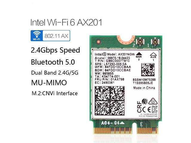 PCIe WiFi Card Wi-Fi 6 AX200 802.11ax PCI-E Adapter 11ax Wifi Card for PC Network Wireless PCI-e Card 2x2 2.4GHz 5GHz BT 5.0 2.4 Gbps 11AX OFDMA CNVi WLAN PCIE Card for Desktop Gig+ 