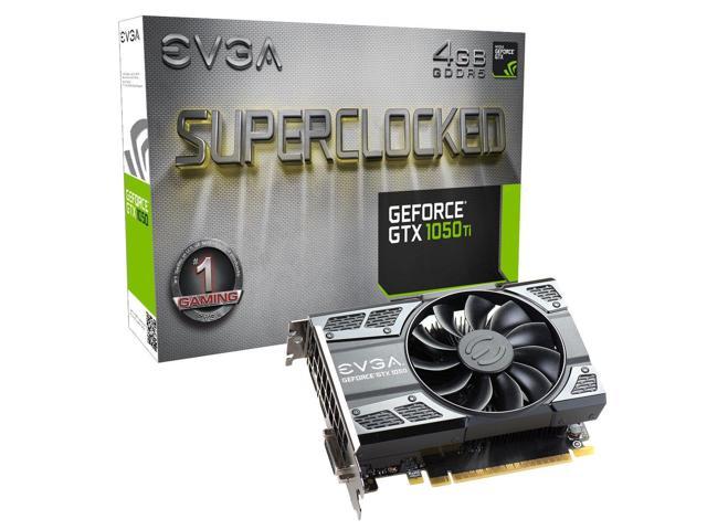 EVGA GeForce GTX 1050 Ti SC GAMING, 04G-P4-6253-KR, 4GB GDDR5, DX12