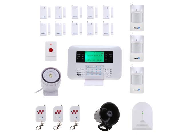 Fortress Gsm E Diy Kit Wireless Cellular Gsm Home Security Alarm System With Auto Dial Newegg Com