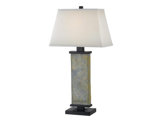 Kenroy Home Hanover Table Lamp Natural Slate Finish 21037sl Newegg Com