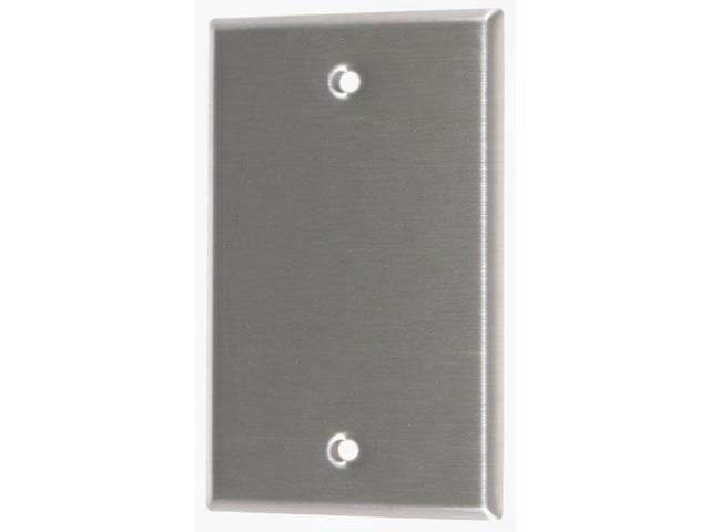 Leviton Blank Wallplate 1 Gang 302 Stainless Steel Standard Box Mount Newegg Com - Leviton Stainless Steel Blank Wall Plate Leviton Blank Wallplate 1 Gang 302 Stainless Steel Standard Box Mount Newegg Com - Leviton Stainless Steel Blank Wall Plate