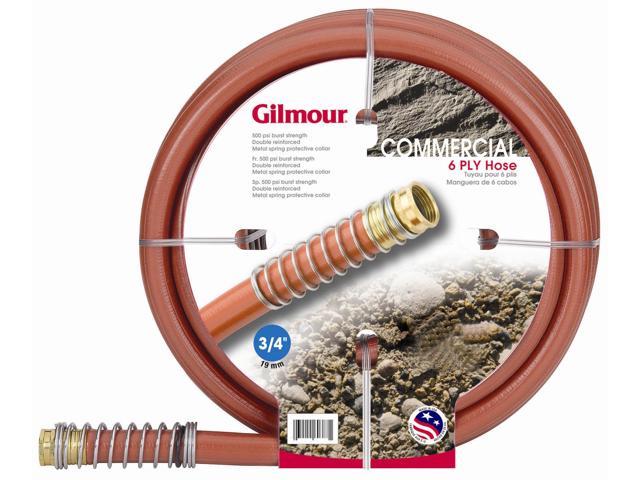 Gilmour Professional Commercial Hose - 75 ft - Rubber, Vinyl, Brass, Steel,
