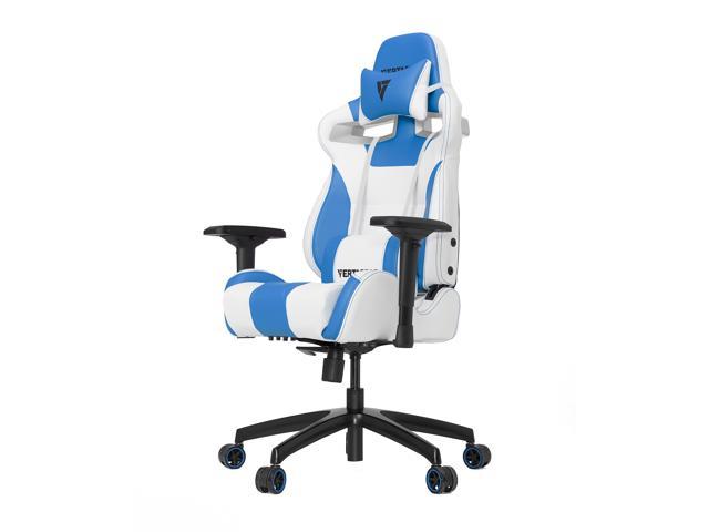 Vertagear VG-SL4000 Series Ergonomic Racing Style Gaming Office Chair - White/Blue