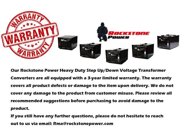 Power Converters Rockstone 1000 Watt Heavy Duty Step Up/Down Voltage Transformer 