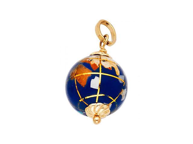 14k Yellow Gold Earth Globe Enamel Pendant Charm Newegg Com - Gold Earth Globe Pendant 14k Yellow Gold Earth Globe Enamel Pendant Charm Newegg Com - Gold Earth Globe Pendant