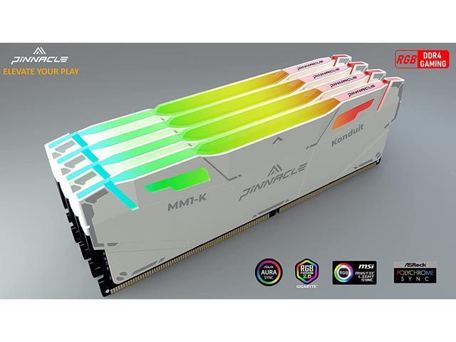 再×14入荷 Timetec Pinnacle Konduit RGB 32GB KIT(4x8GB) DDR4 3600MHz PC4-28800  CL18-22-22-42 XMP2.0 Overclocking 1.35V Compatible for AMD and Intel  D(並行輸入品) 通販