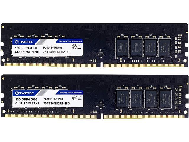 etnisk lejlighed skud Timetec Hynix IC 32GB Kit (2x16GB) DDR4 3600MHz PC4-28800 Unbuffered  Non-ECC 1.35V CL18 288 Pin UDIMM Desktop Memory RAM Module Upgrade (32GB  Kit (2x16GB)) Desktop Memory - Newegg.com