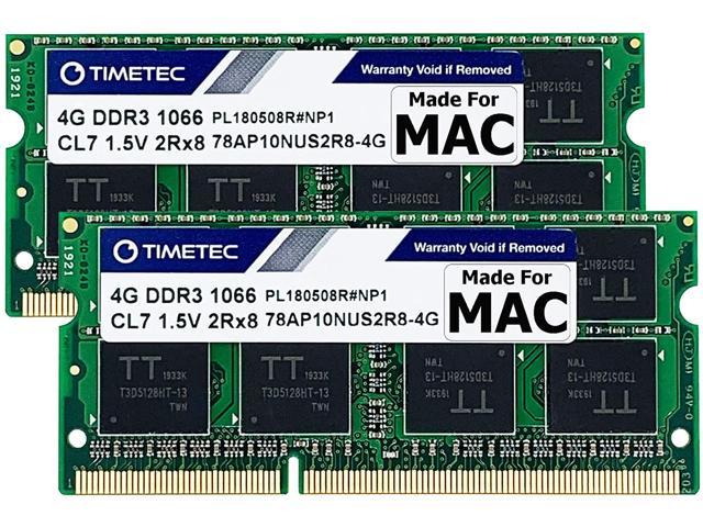 gå på arbejde Trække ud Forudsige Timetec Hynix IC 8GB Kit (2x4GB) DDR3 1066MHz PC3-8500 Unbuffered Non-ECC  1.5V CL7 2Rx8 Dual Rank 204 Pin SODIMM Memory RAM Module Upgrade (8GB Kit  (2x4GB)) - Newegg.com