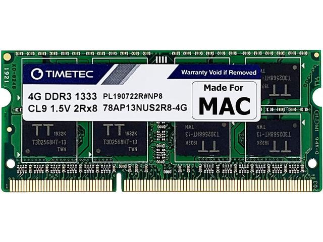 Mid 2010 and Mid/Late 2011 21.5/27 inch iMac 4GB Timetec Hynix IC 4GB Compatible for Apple DDR3 1333MHz PC3-10600 SODIMM Memory for Early/Late 2011 13/15/17 inch MacBook Pro Mid 2011 Mac Mini 